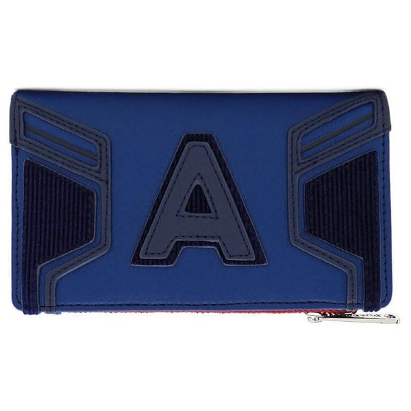 Loungefly Marvel Captain America End Game Hero Flap Wallet