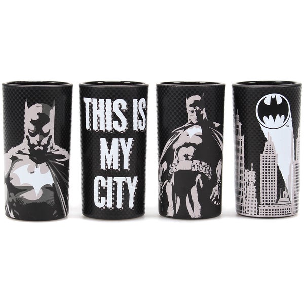 Batman - Ensemble de 4 mini-verres
