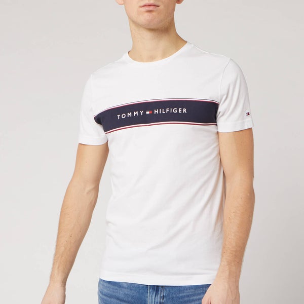 Tommy Hilfiger Men's Chest Logo T-Shirt - White