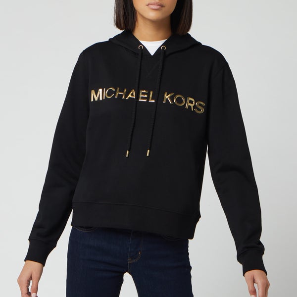 MICHAEL MICHAEL KORS Women's Trim Sweatshirt Hoodie - Black