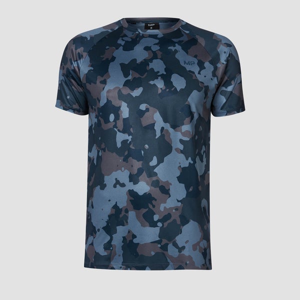 T-shirt camouflage MP Training pour homme - Bleu délavé