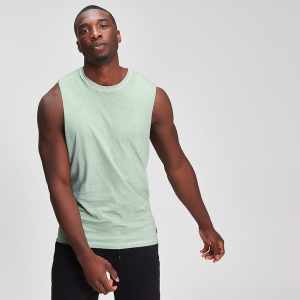 Myprotein Graphic Herren Drop Armhole Tank Top - Minze