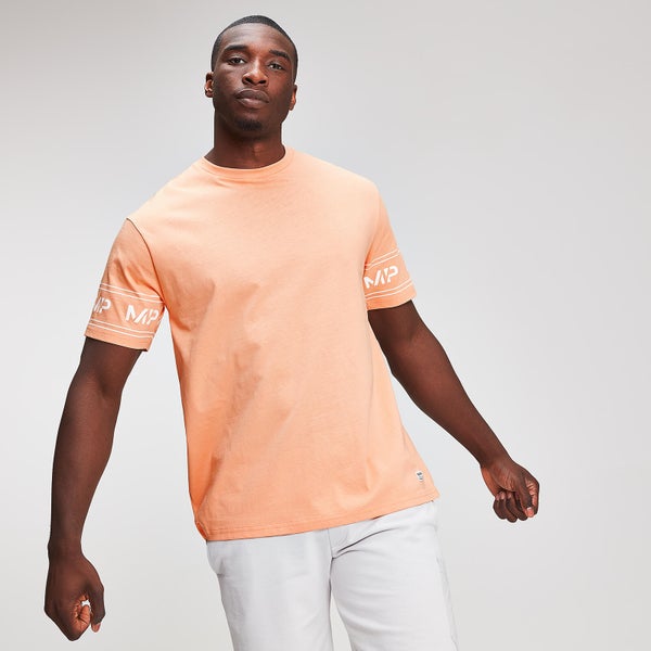 Myprotein vyriški „Graphic“ marškinėliai su logotipu ant rankovių - Oranžinė