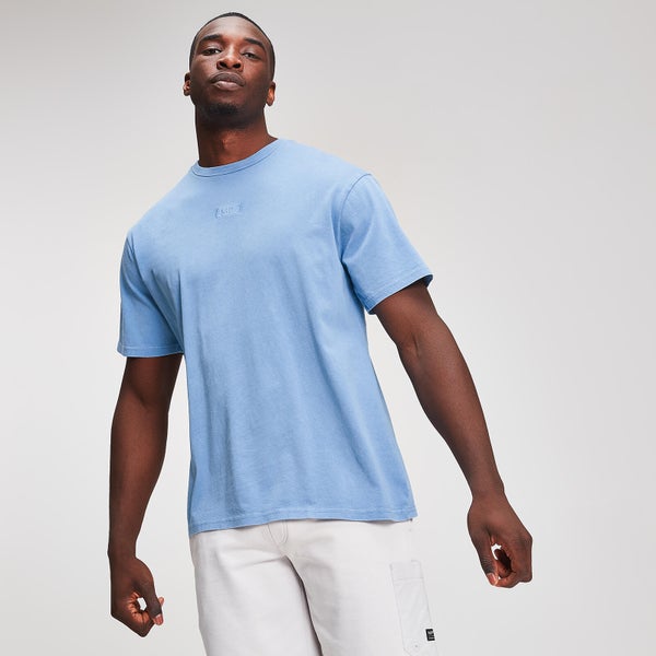 Myprotein vyriški išsiuvinėti „Graphic“ marškinėliai - Dangaus mėlyna
