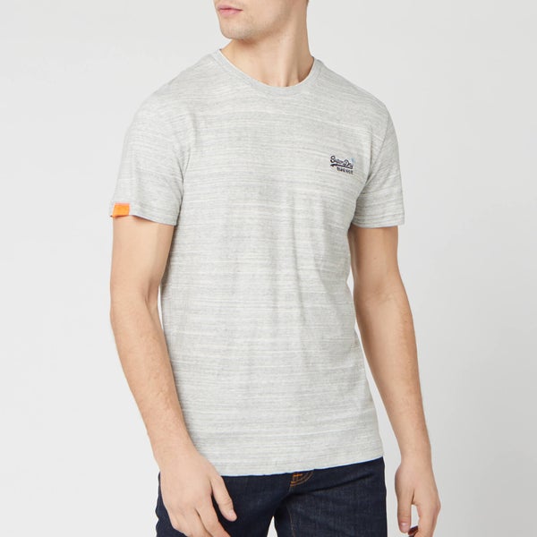 Superdry Men's Orange Label Vintage Embroidery T-Shirt - Desert Grey Space Dye