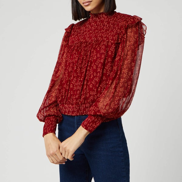 Free People Women's Roma Blouse - Red