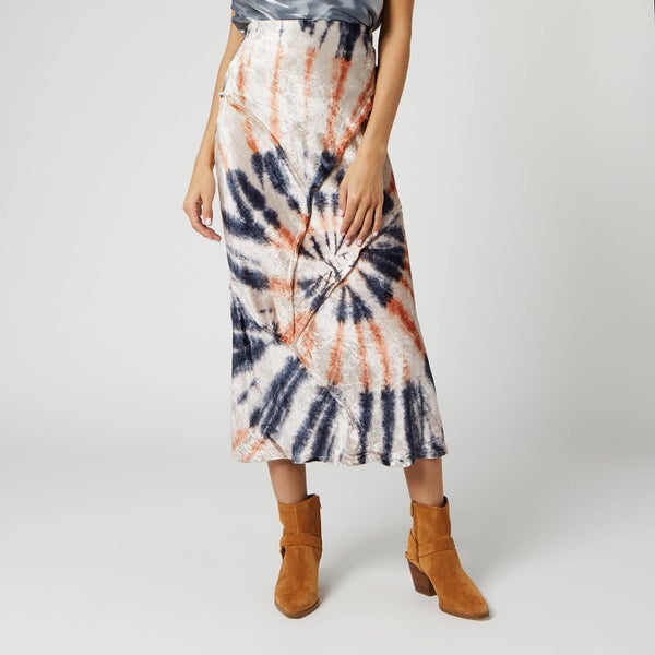 Free People Women's Bali Serious Swagger Tie Skirt - Multi
