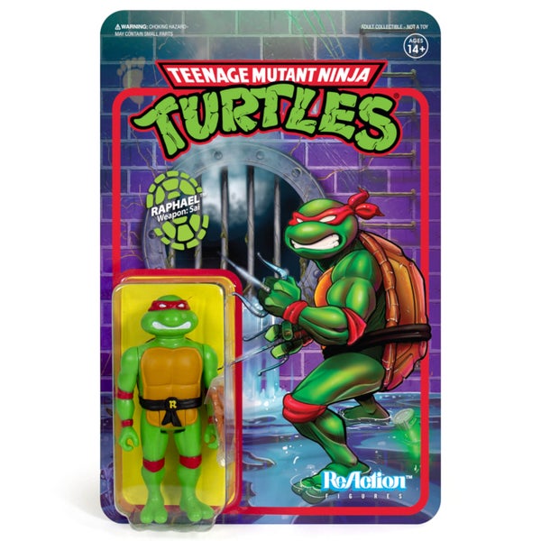 Super7 Teenage Mutant Ninja Turtles ReAction Figure - Raphael