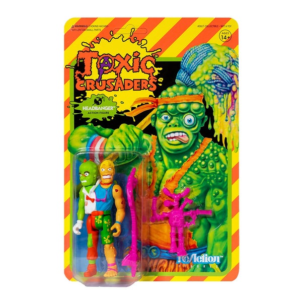 Super7 Toxic Crusaders Figurine articulée - Headbanger