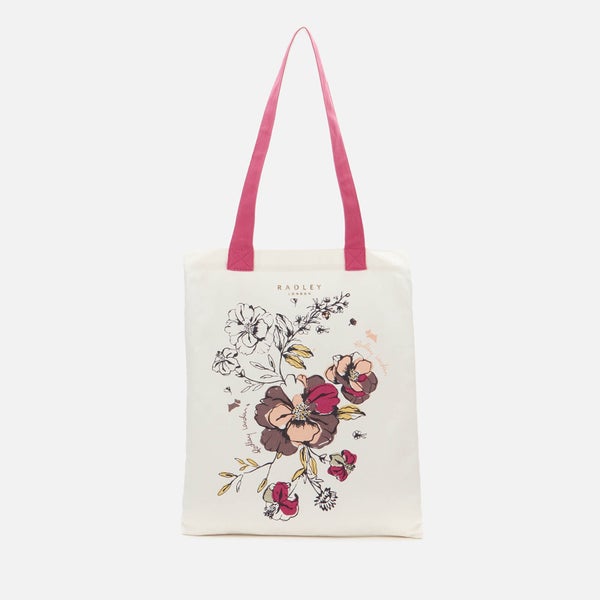 Radley Women's Sketchbook Floral Medium Tote Bag - Natural