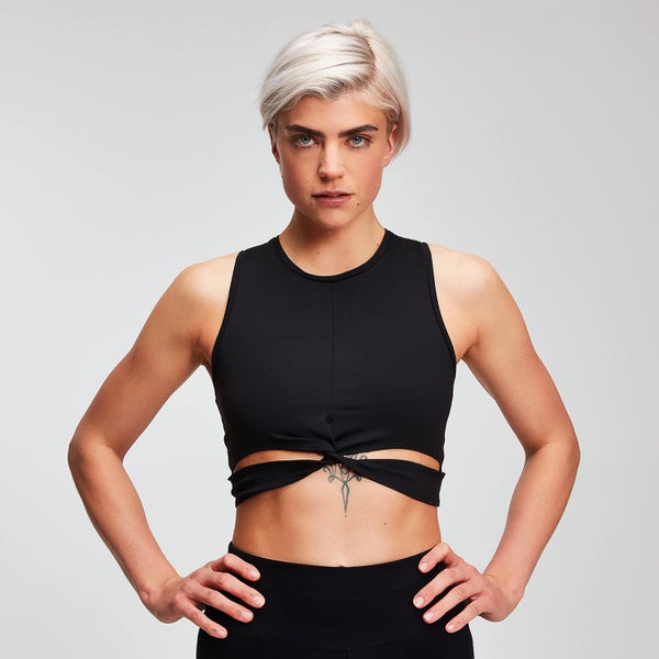 MP Power Női Crop Top Felső - Fekete