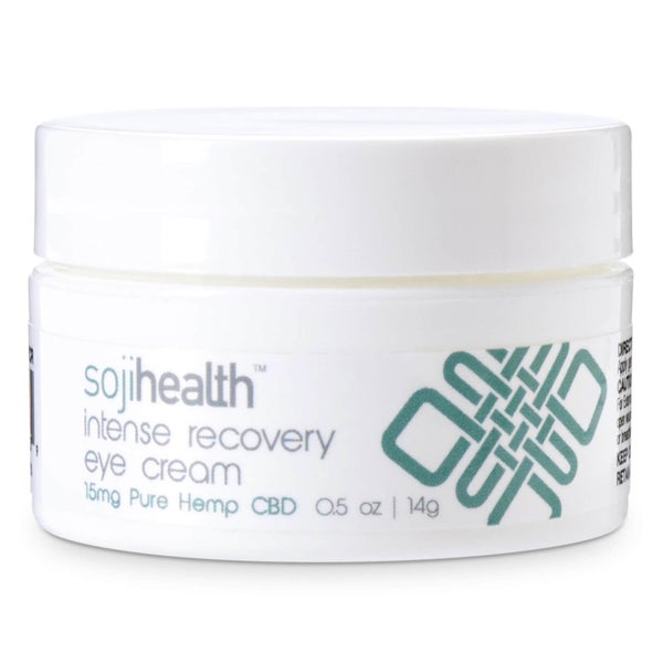 Soji Health Intense Recovery Eye Cream Pure Hemp CBD 15mg