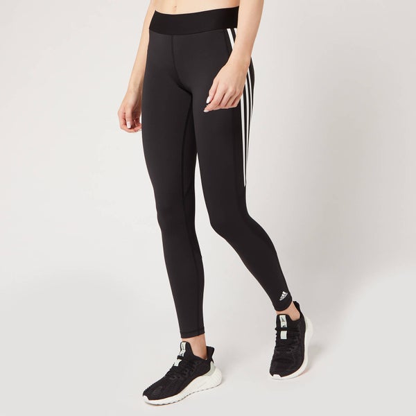 adidas Women's Ask 3 Stripe Tights - Black