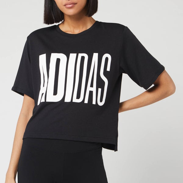 adidas Women's Univ Short Sleeve T-Shirt - Black
