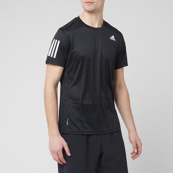 adidas Men's Own the Run Short Sleeve T-Shirt - Black