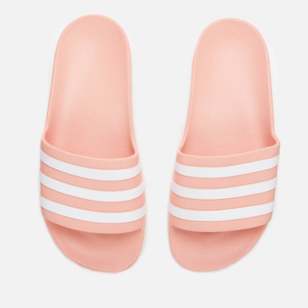 adidas Women's Adilette Aqua Slide Sandals - Dust Pink
