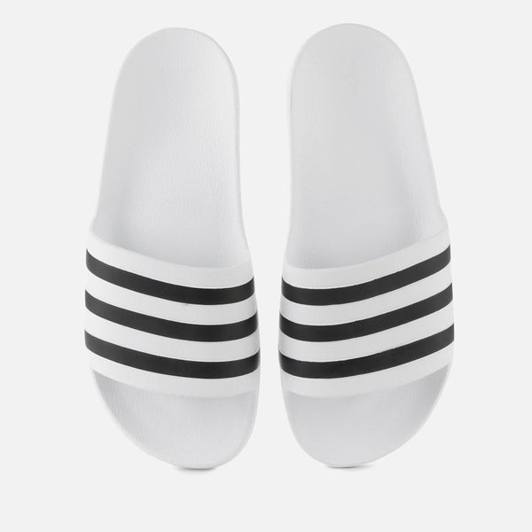 adidas Adilette Aqua Slide Sandals - FTWR White