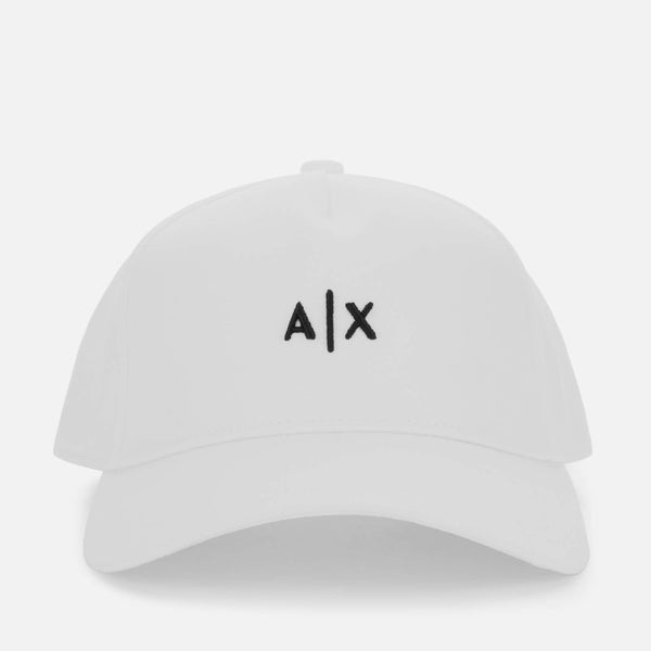 Armani Exchange Men's Small Logo Cap - White