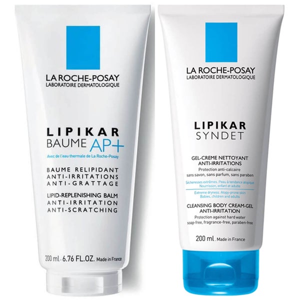 La Roche-Posay Lipikar Cleanse and Moisturise Set for Dry/ Very Dry Skin