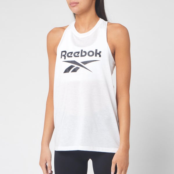 Reebok Women's Work Out Ready Supremium Tank Top - White