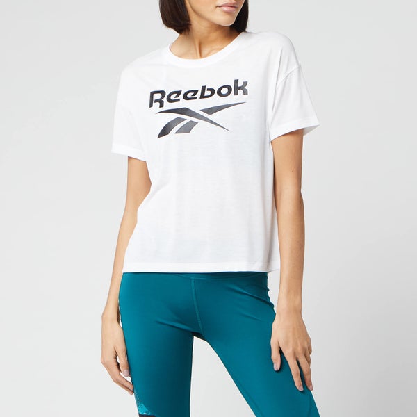 Reebok Women's Supremium Short Sleeve T-Shirt - White