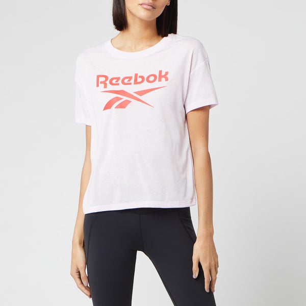 Reebok Women's Supremium Short Sleeve T-Shirt - Pixel Pink