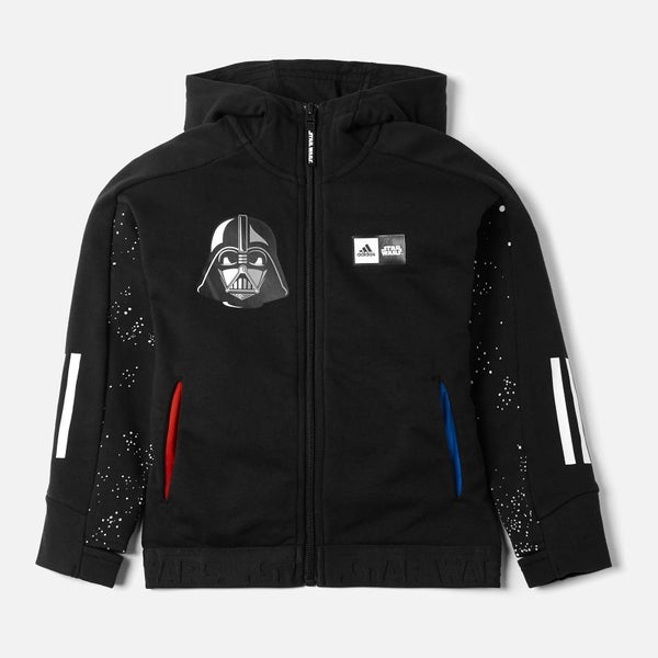 Adidas Boys Star Wars Full Zip Hoody - Black