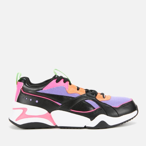 Puma Women's Nova 2 Trainers - Puma Black/Mist Green