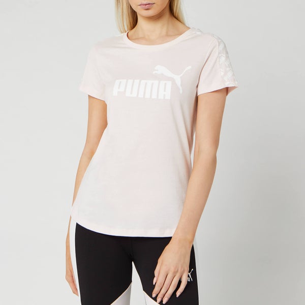 Puma Women's Amplified Short Sleeve T-Shirt - Rosewater