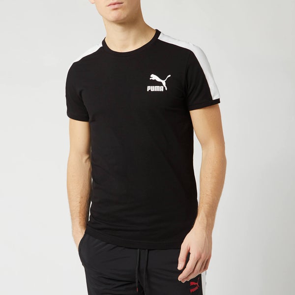 Puma Men's Iconic T7 Slim Short Sleeve T-Shirt - Puma Black
