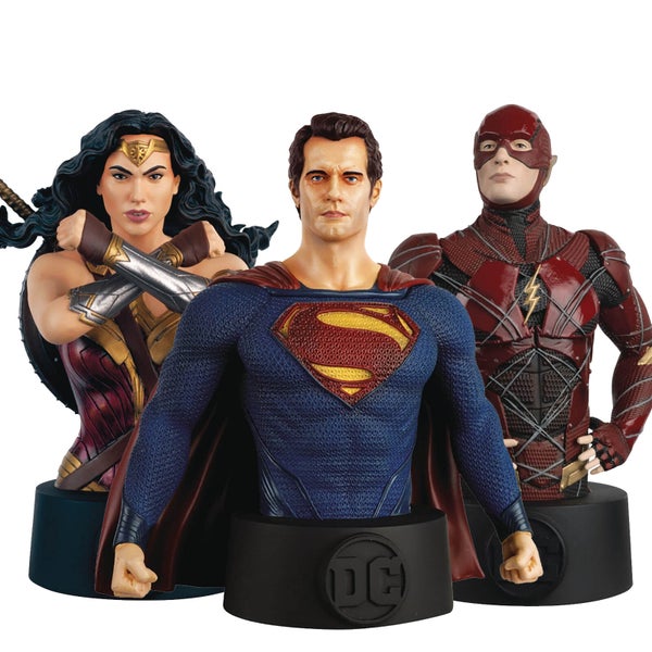 Ultimate 3-Pack Bust - DC Comics Justice League (Wonder Woman, The Flash and Superman)