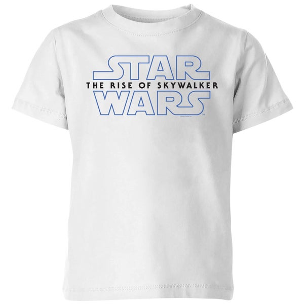 Star Wars The Rise Of Skywalker Logo Kids' T-Shirt - White
