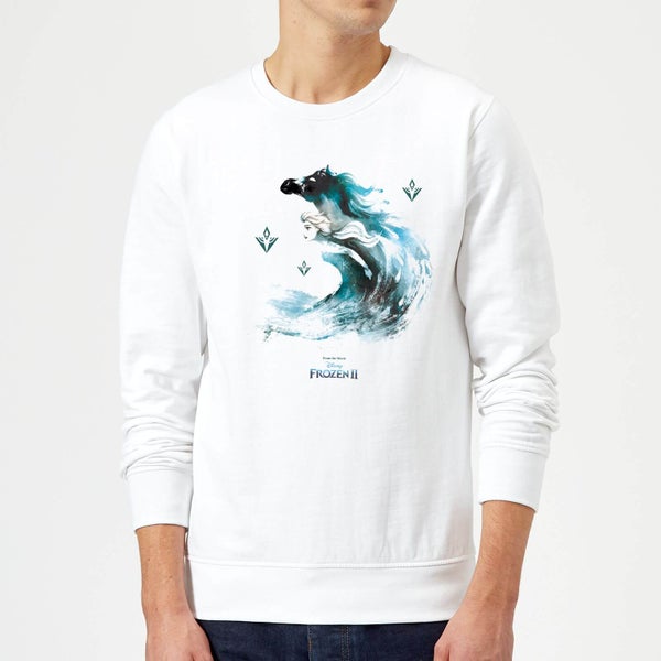 Frozen 2 Nokk Water Silhouette Sweatshirt - White