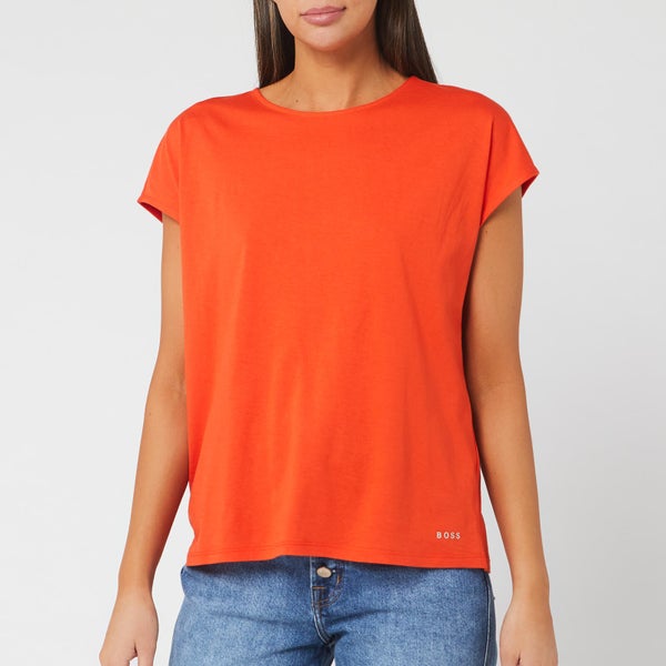 BOSS Hugo Boss Women's Tesarah Short Sleeve Top - Bright Orange