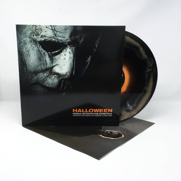 Halloween OST oranje en zwarte sterrensprong kleur LP