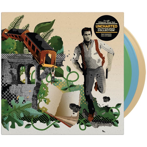 iam8bit - Uncharted: The Nathan Drake Collection Triple Coloured Vinyl Set