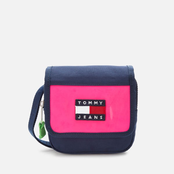 Tommy Jeans Women's Heritage Cross Body Bag - Pink Glo/Blue