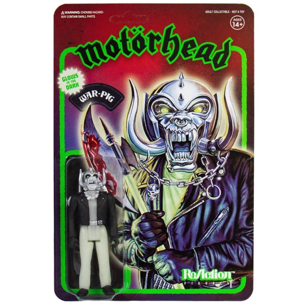 Super7 Motorhead ReAction Figur - Warpig (leuchtet im Dunkeln)