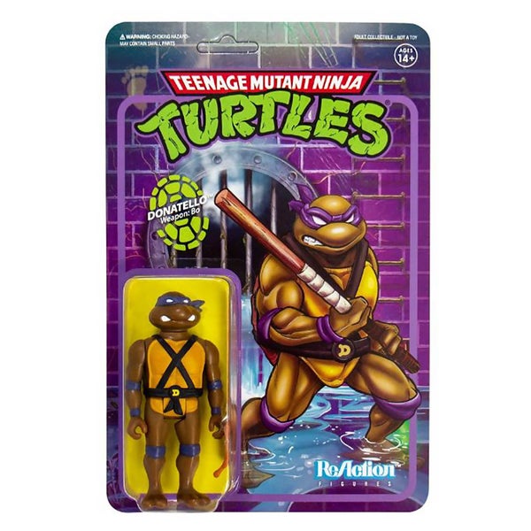 Super7 Teenage Mutant Ninja Turtles ReAction Figure - Donatello
