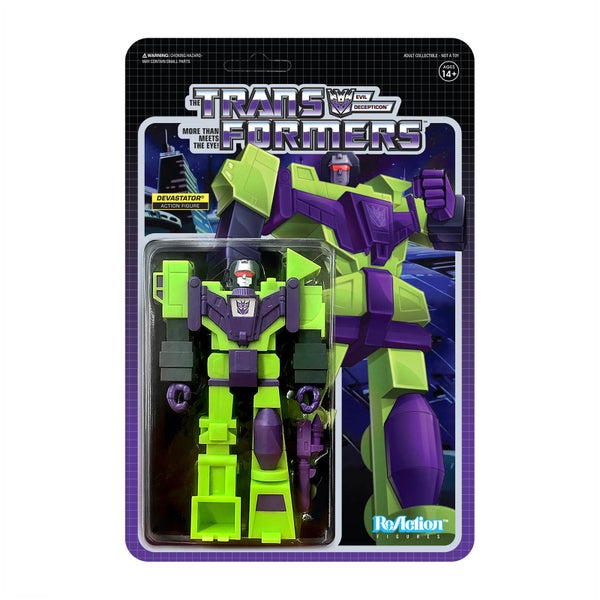 Super7 Transformers ReAction Figure - Devastator