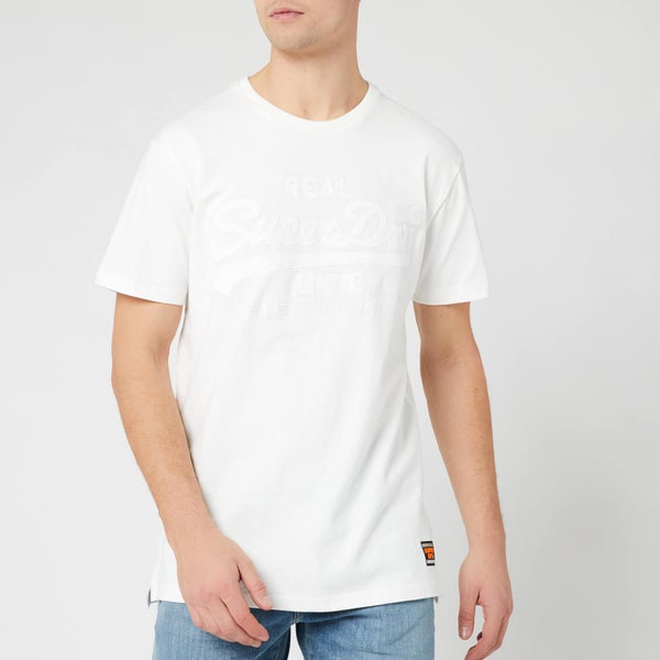 Superdry Men's Vintage Logo Box Fit App T-Shirt - Off White