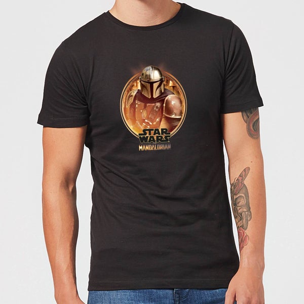 The Mandalorian Framed Men's T-Shirt - Black