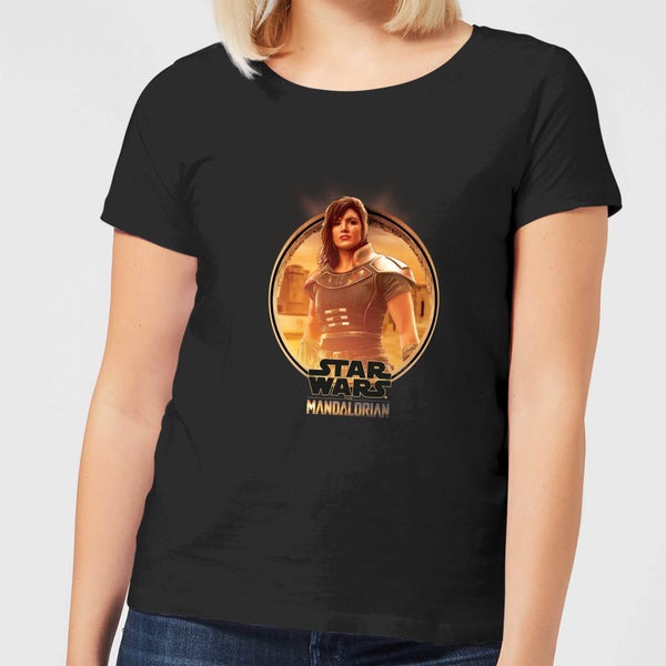 The Mandalorian Cara Dune Framed dames t-shirt - Zwart