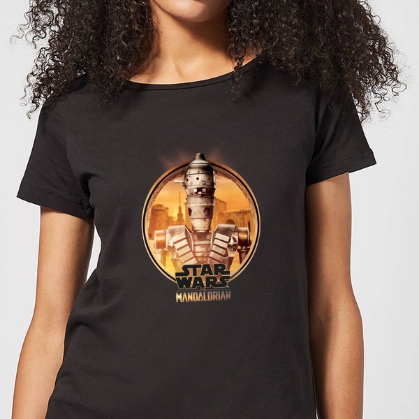 The Mandalorian IG-11 Framed dames t-shirt - Zwart
