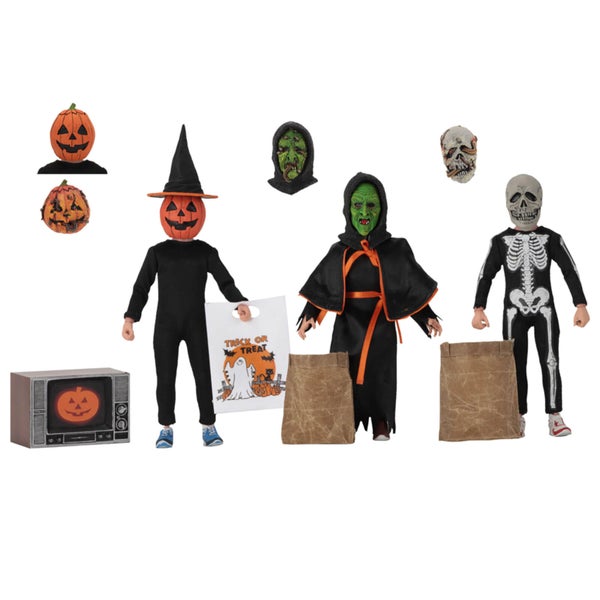NECA Halloween 3 : La Saison des Sorcières - Pack de 3 figurines habillées à l'échelle 20,5 cm
