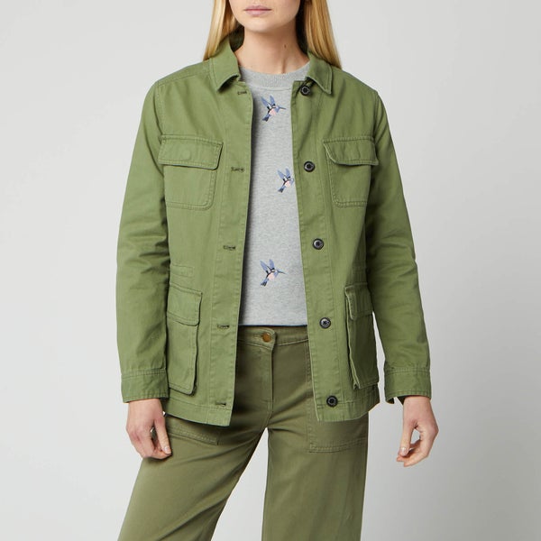 Barbour Women's Modern Country Lola Washed Casual Jacket - Bay Leaf