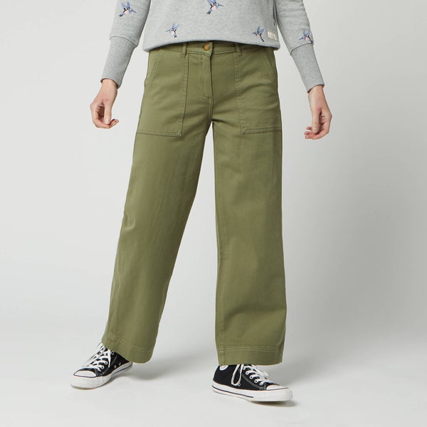Barbour Women's Modern Country Summer Cabin Trousers - Bay Leaf