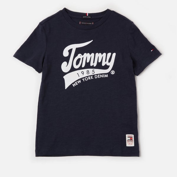 Tommy Hilfiger Boys' Tommy 1985 T-Shirt - Black Iris