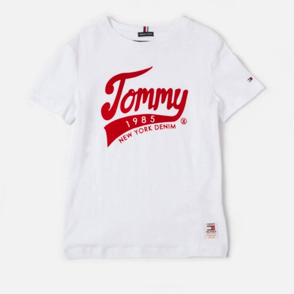 Tommy Hilfiger Boys' Tommy 1985 T-Shirt - Bright White