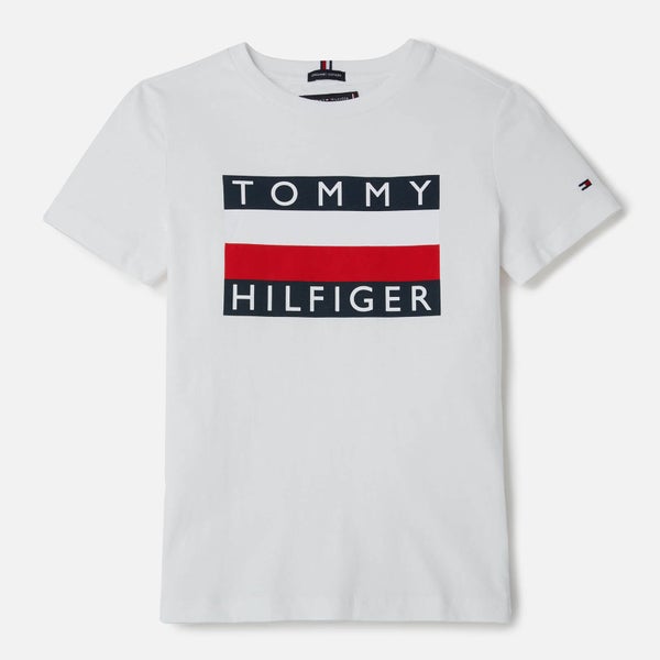 Tommy Hilfiger Boys' Essential T-Shirt - Bright White
